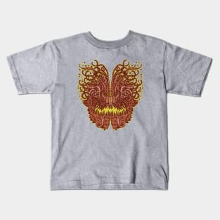 face of a fantastic creature from another world Kids T-Shirt